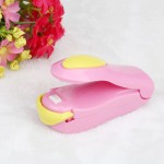 Mini device for sealing plastic bags, pink color